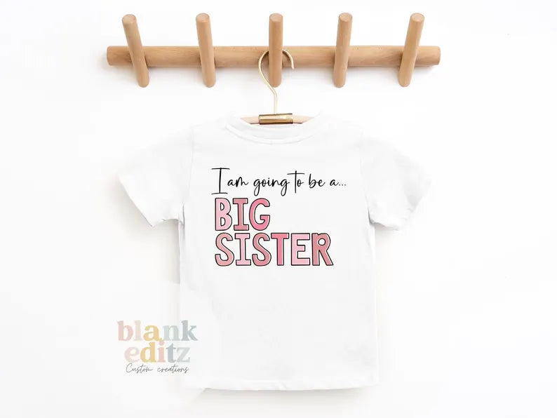 Big Sister T-shirt, Shhh I have a secret