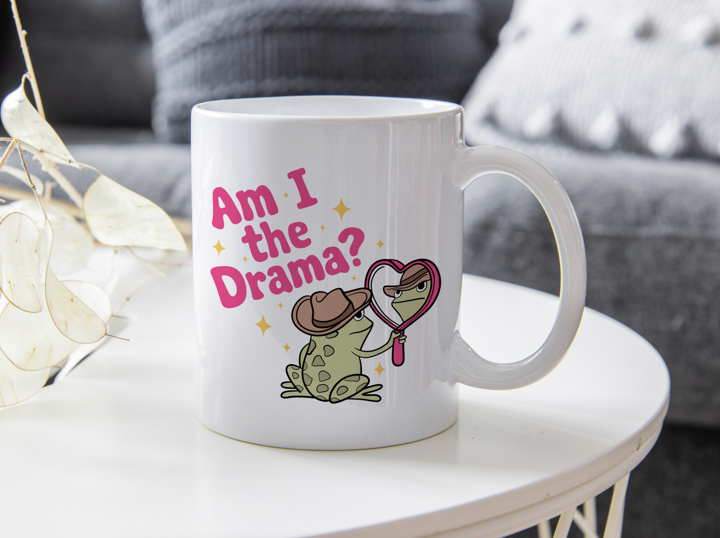 Funny Mug, Am i the drama frog