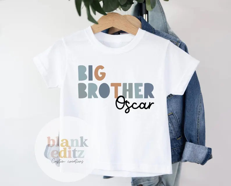 Big Brother T-Shirt, Personalised big brother