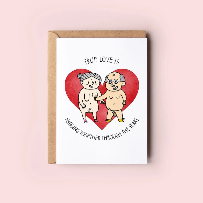 Funny Valentines Day Card, True Love is