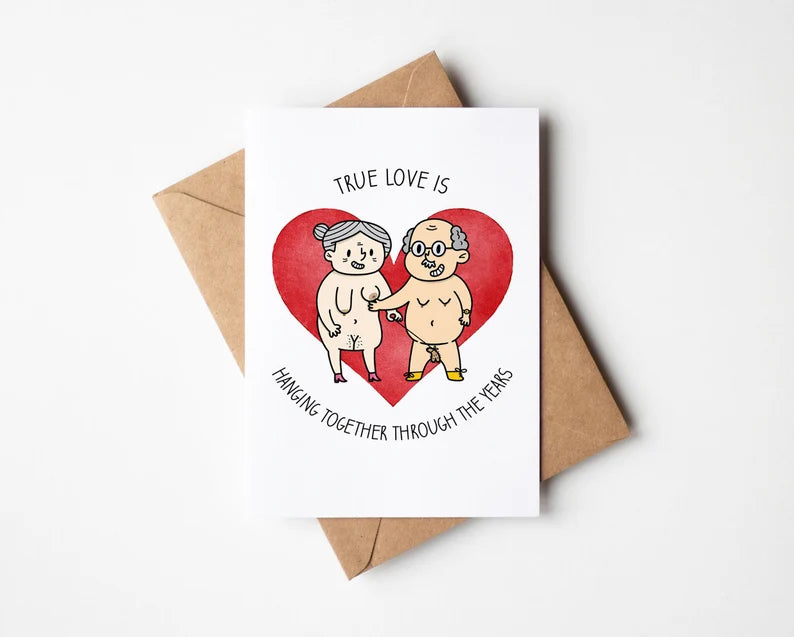 Funny Valentines Day Card, True Love is