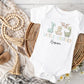 Little Brother Personalised Dinosaur, Baby Announcement Bodysuit