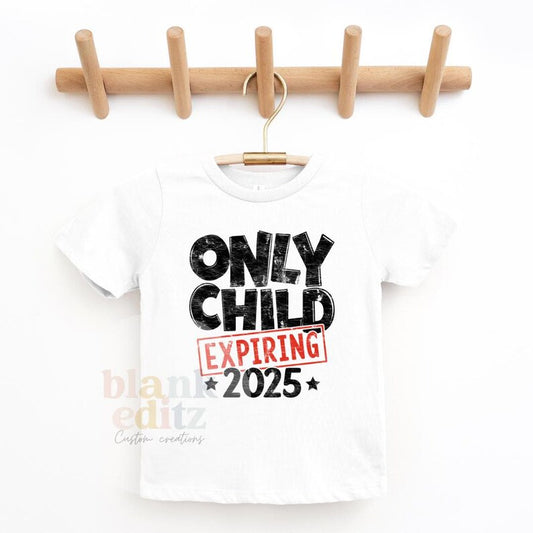 Big Brother T-Shirt, Only Child Expiring 2025