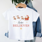 Personalised Christmas T-Shirt, Santa Sleigh